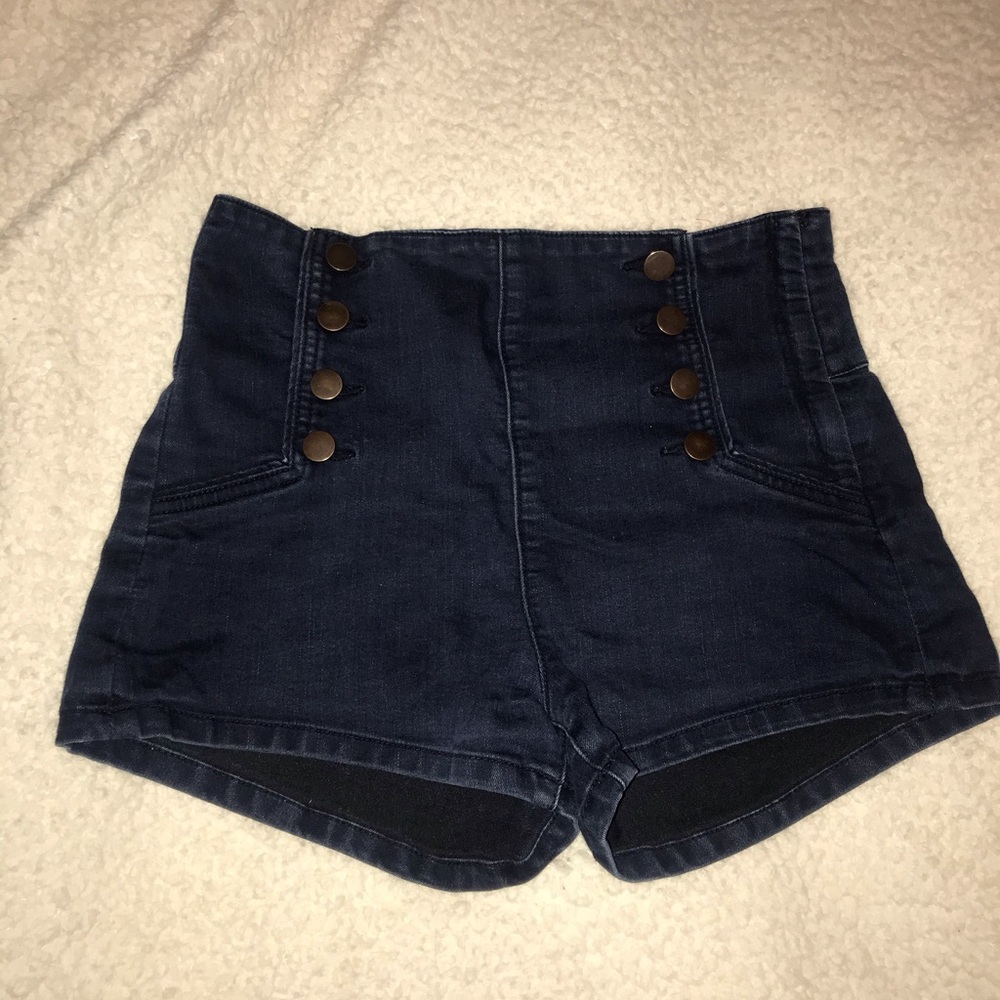 Denim shorts